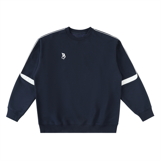 B-side Crewneck ,Raw House records,oversized,street wear,BugzOfficial